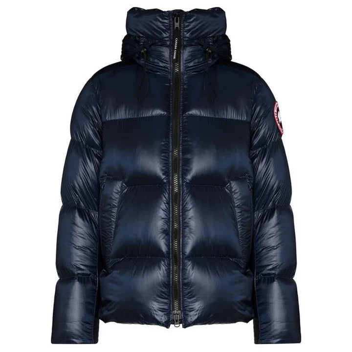 "Goose" Shiny Puffer Blue