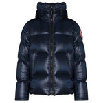 "Goose" Shiny Puffer Blue