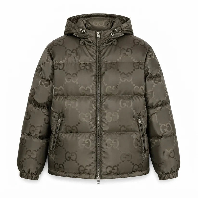 GG Puffer Down Jacke Olive Lite