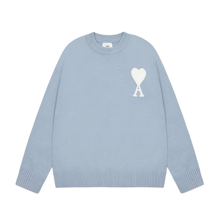 "Heart" - Sweater Black