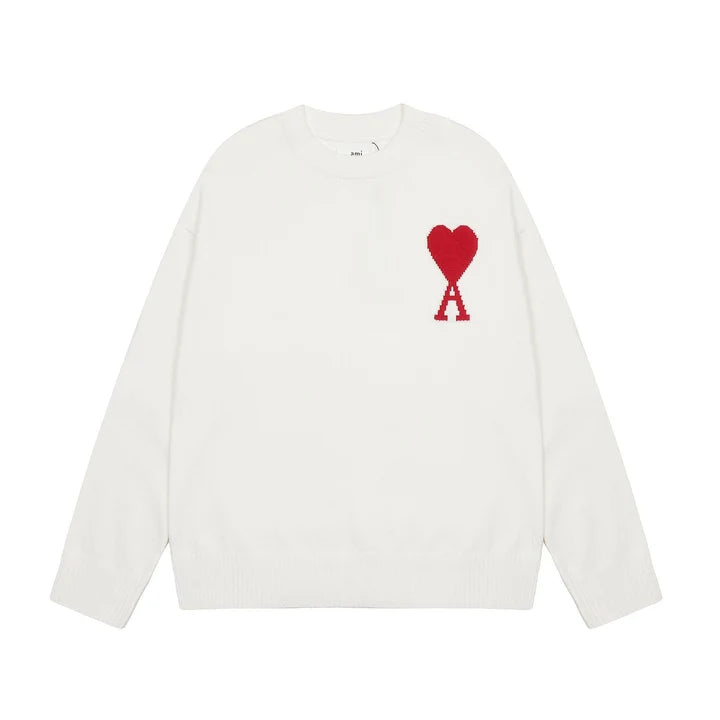 "Heart" - Sweater Black
