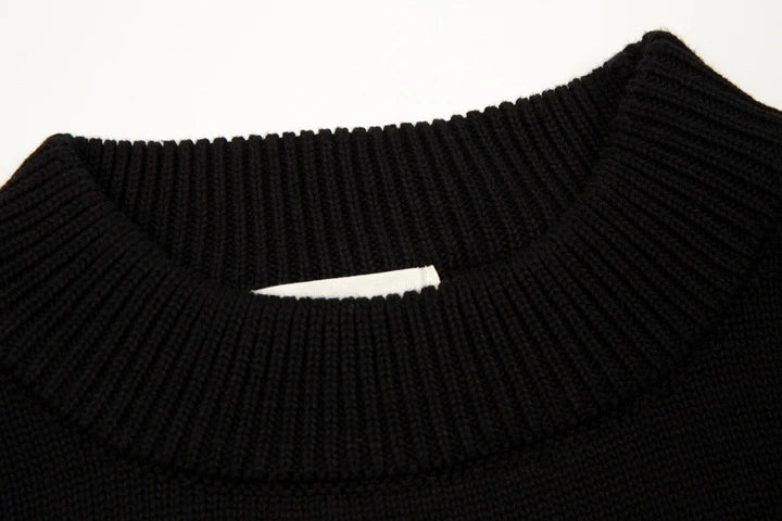 "Heart" - Sweater Black